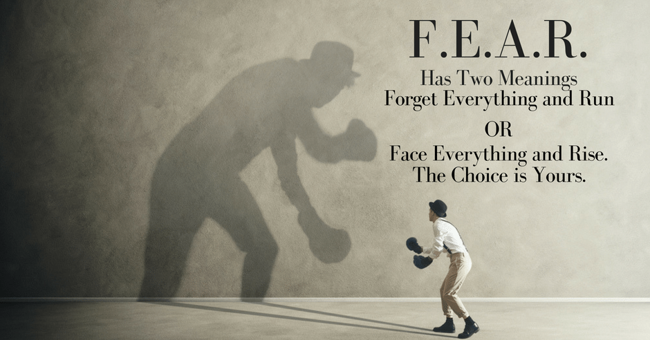 Fear Has Two Meanings Fargo ND Healthy Lifestyle